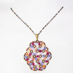 Pendant 65cm - Terence Oval-Bronze Chain - Pendant 65cm - Laiton bronze